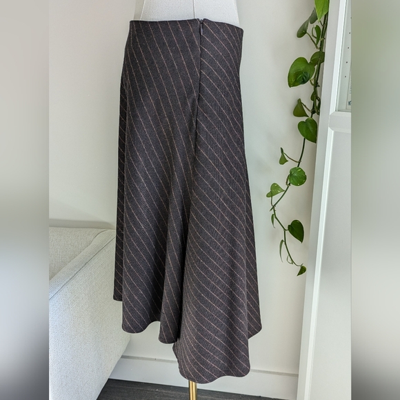 Calypso Christiane Celle Pinstripe Midi Skirt - Picture 3 of 9